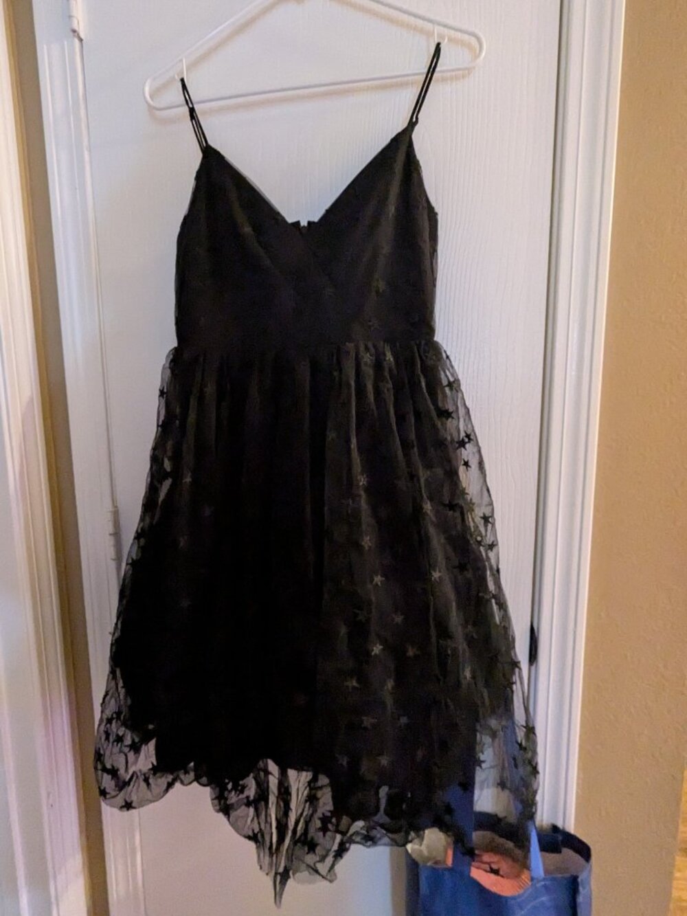 Black semi-formal/formal dress stars j-crew fit and flare dress holiday